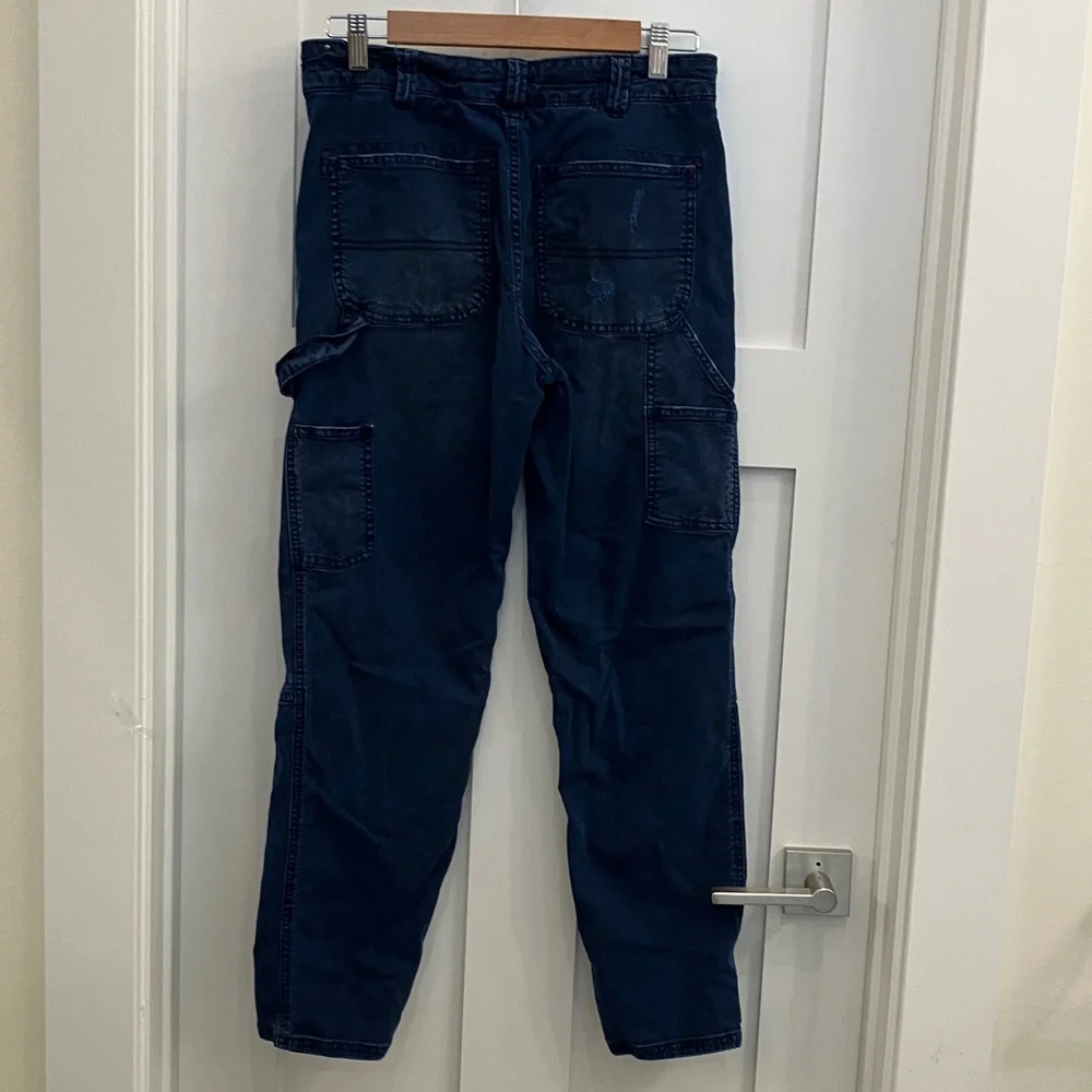 Anthropologie Wanderer Distressed Blue Pants - Picture 4 of 16